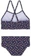 Bikini W. Frills, AOP, dress blues