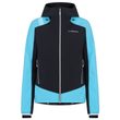 Aequilibrium Softshell Jkt W, Black/Malibu Blue