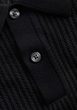 887946-01 Háčkované polo tričko Černá