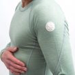 MERINO AIR pánské triko dl.rukáv basil green