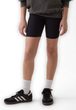879453-03 Dětské žebrované biker shorts Černá