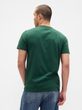 570044-46 Tričko s logem Zelená