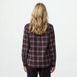Övik Classic Flannel Shirt W Black Oak-Dark Violet