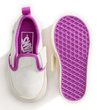 Slip-On V Glitter Pearl White/Purple