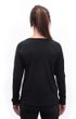 MERINO BLEND STONE dámské triko dl.rukáv černá