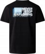 M S/S NSE GRAPHIC TEE TNF Black