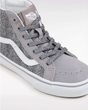 SK8-Hi Zip GLITTER GUNMETAL