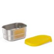 Stainless Steel Lunchbox Set Tiger - silber yellow