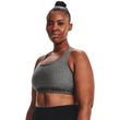 UA Crossback Mid Heather Bra, Gray