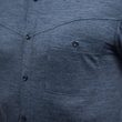 MERINO LITE unisex košile dl.rukáv mottled blue