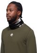 Fleece Neck Gaiter black-white