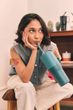 Rise Tumbler 1000 ml (w/ Flip Straw Lid) - Brittany Blue