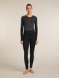 Women Mer 200 Oasis+ LS Crewe BLACK/JET HTHR/UNDYED/CB