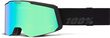 SNOWCRAFT S HiPER Goggle Black/Green - Mirror Green Lens