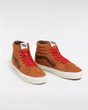 SK8-Hi PIG SUEDE PLAID GLAZED GINGER