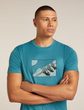 Men Mer 150 Tech Lite SS Tee Wild Pack TOPAZ