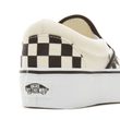 UA CLASSIC SLIP-ON PLATFORM BLK&WHTCHCKERBOARD/WHT BLACK