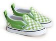 Slip-On V COLOR THEORY CHECKERBOARD Lime Burst