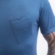 MERINO AIR traveller pánské triko kr.rukáv riviera blue