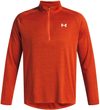 UA Tech Textured 1/2 Zip-ORG