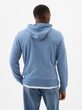 Mikina na zip Modrá