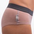 MERINO AIR 3-PACK dámské kalhotky černá/dusty pink/port red