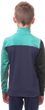 COOLMAX THERMO dětská mikina celozip deep blue/sea green/černá