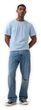 735031-24 Tričko Heavyweight Unisex Modrá
