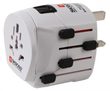PA40 cestovní adaptér PRO - World, univerzální, uzemněný