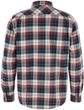 Singi Heavy Flannel Shirt M Dark Navy-Maroon