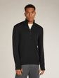 M Original LS Half Zip BLACK