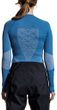 ENERGY ACCUMULATOR 4.0 SHIRT ROUND NECK LG SL WMN mineral blue/arctic white