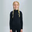 Y's Layer Merino Mock Neck Jersey Uranium Black