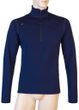 MERINO UPPER pánská mikina krátký zip deep blue
