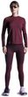 XCEED RUN SHIRT LS WMN Oxide Red/X Black