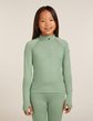 K 260 Tech LS Half Zip SEAGLASS