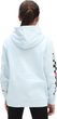 Butterfly floral hoodie, delicate blue