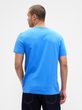 570044-47 Tričko s logem Modrá