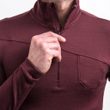 MERINO EXTREME UP pánská mikina dl.rukáv zip port red
