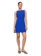 Strečové mini šaty Modrá