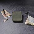 RFiD Mini Travel Wallet; olive