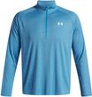 UA Tech Textured 1/2 Zip 453-BLU