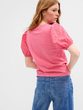 654275-00 Tričko s krajkovými rukávy Růžová
