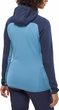 FUSION GRID HOODIE W CORONET BLUE/SAPHIR