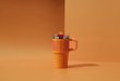 Quencher/Cup Protour Flip Straw Tumbler 600 ml Goldenrod Fade