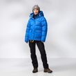 Expedition Down Lite Jacket W Flame Orange-UN Blue