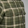 Värmland Heavy Flannel Shirt M, Dark Sand-Dark Navy
