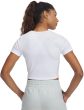 UA Rival Rib Baby Tee White