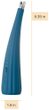 ARC, včetně kabelu USB, modrý, plast/kov, 4,8 x 21,3 cm
