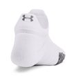 UA Breathe 2 No Show Tab 2pk, White